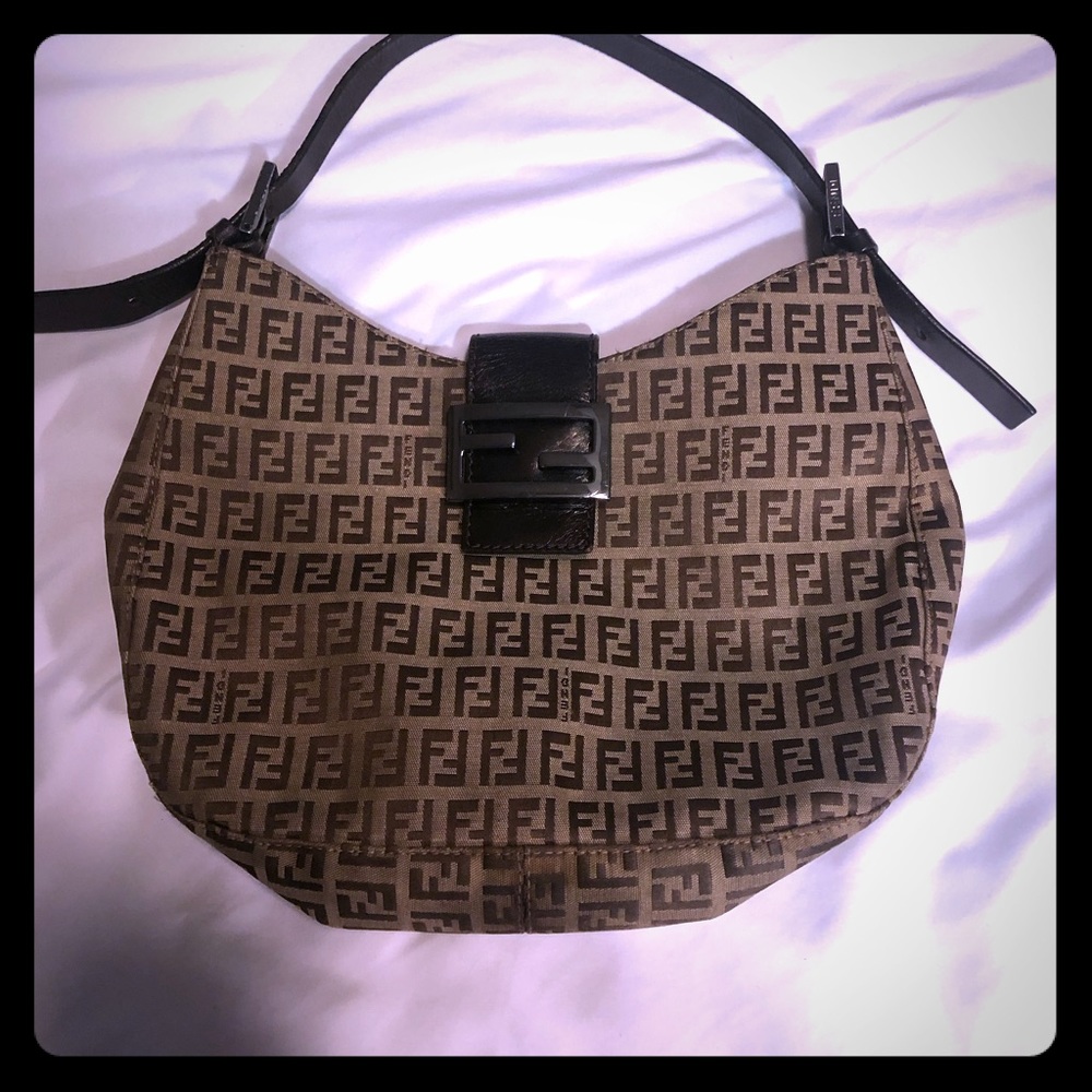 FENDI PRE-OWNED Zucca Pattern shoulder bag